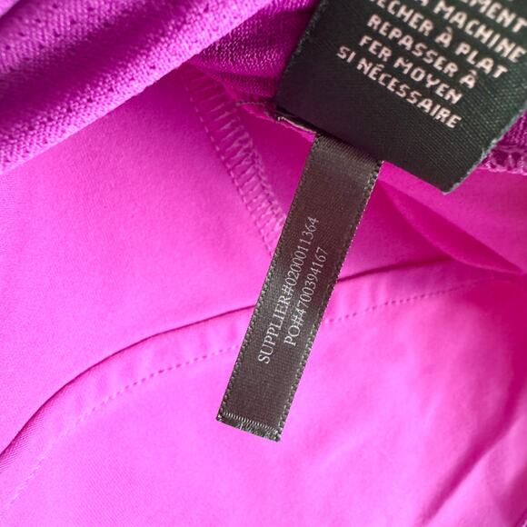 Lauren Ralph Lauren Bright Purple Semi Structured Golf Full Zip Vest - Medium - Picture 4 of 7